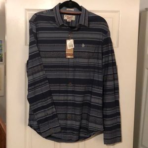 Original Penguin Long Sleeve Casual Button Down - Mens M (Heritage Slim Fit)